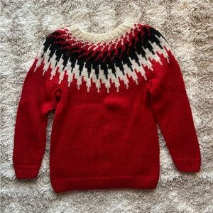 Icelandic Handknit Wool Sweater (Lopapeysa)